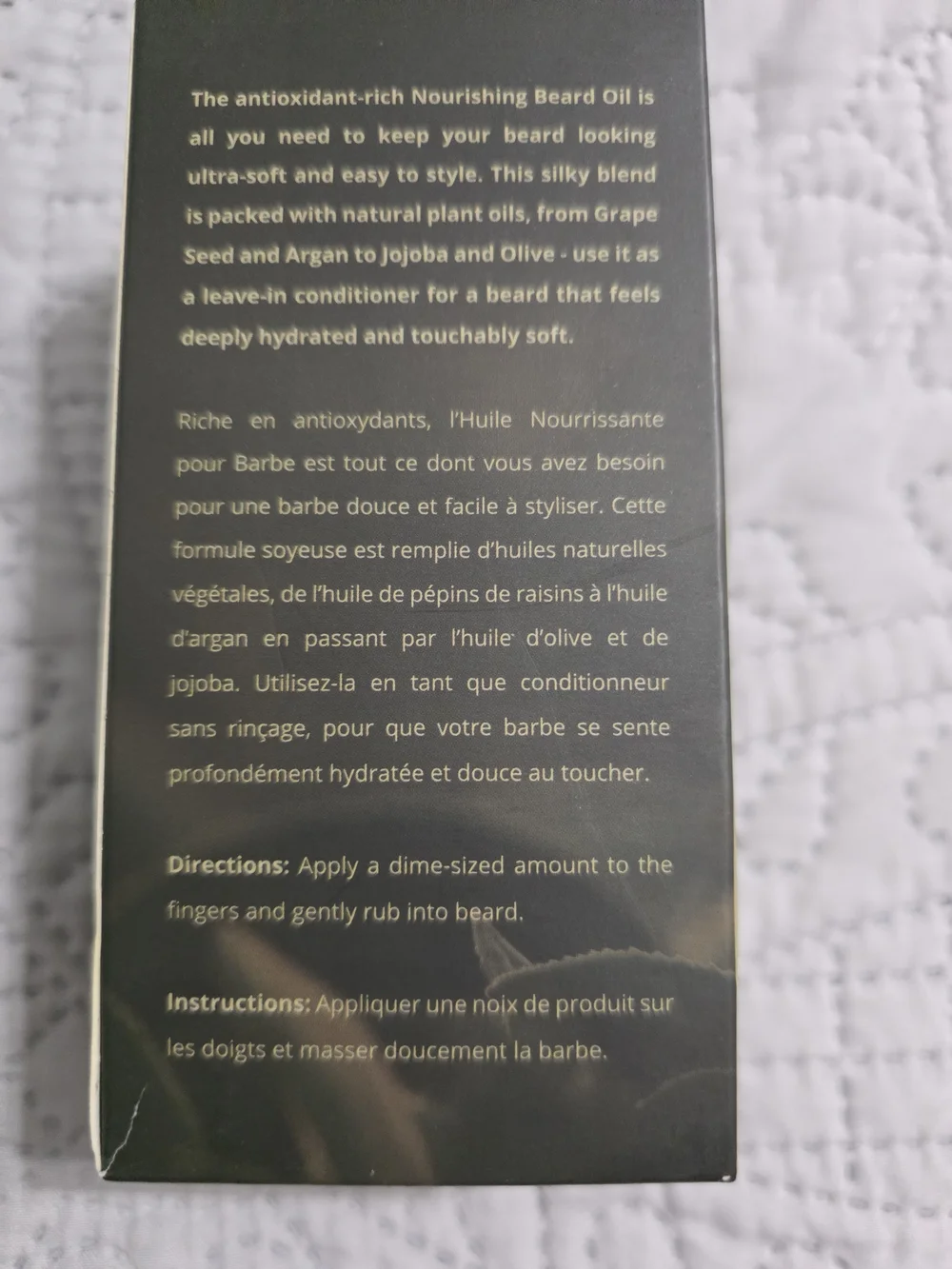 VIVO Nourishing Beard Oil - Black & Gold